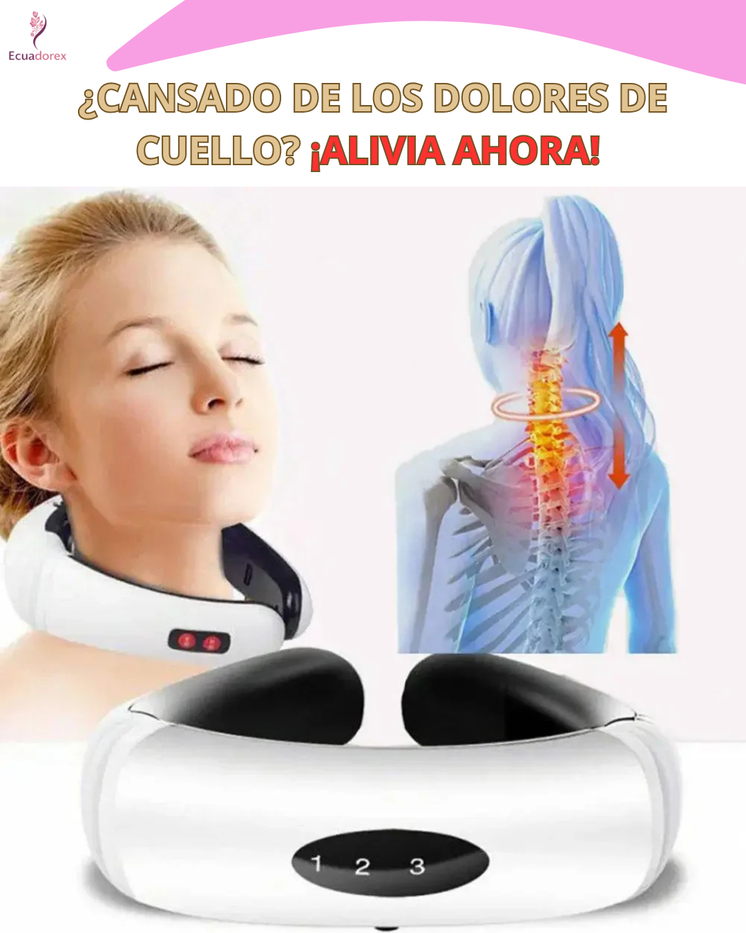 RelaxPro™ Masajeador de cuello
